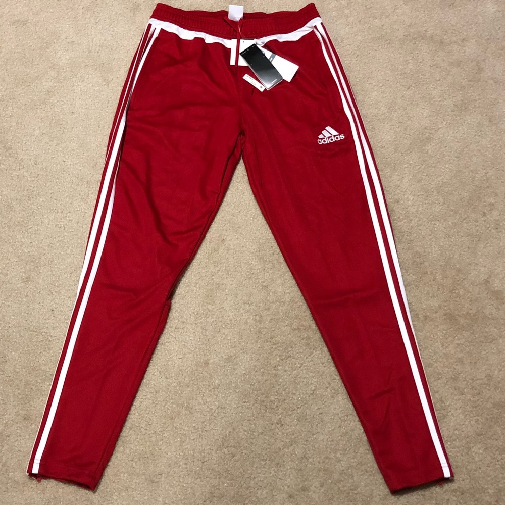 Men’s Red Adidas Tiro 15 training pant